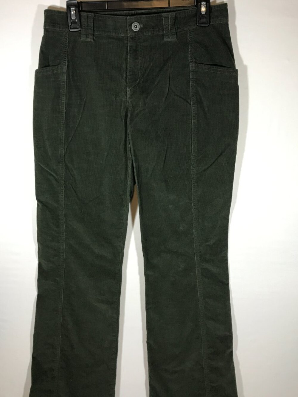 Kuhl Women's 6 Reg Green Corduroy Chino Casual Pants